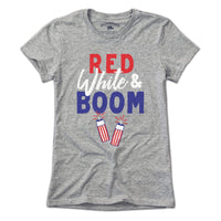Red, White & Boom T-Shirt - Chowdaheadz