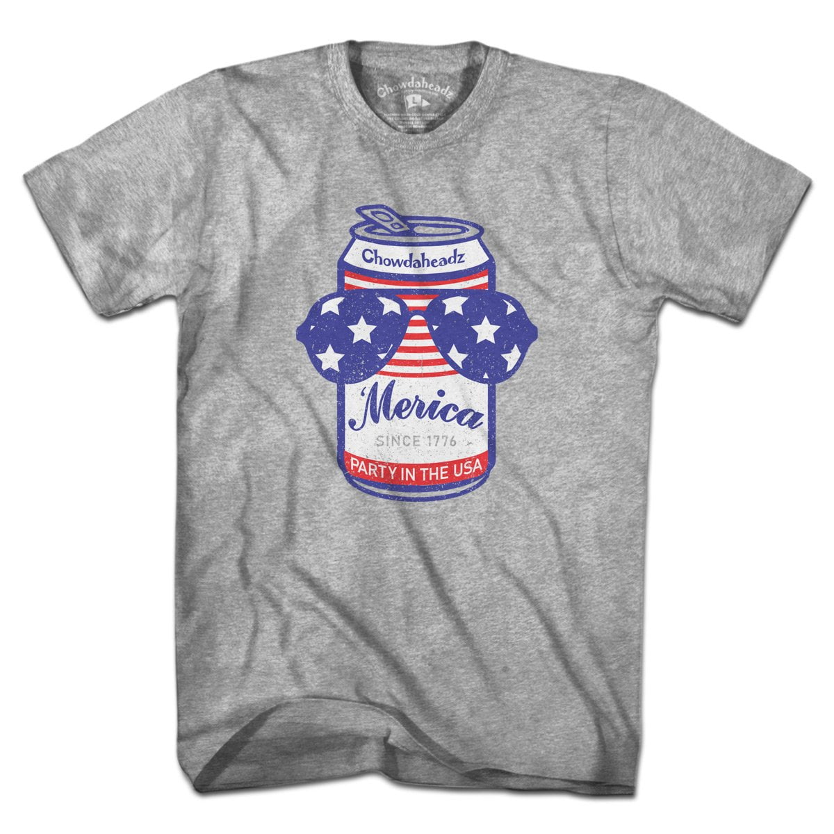 Patriotic Beer Can T-Shirt - Chowdaheadz