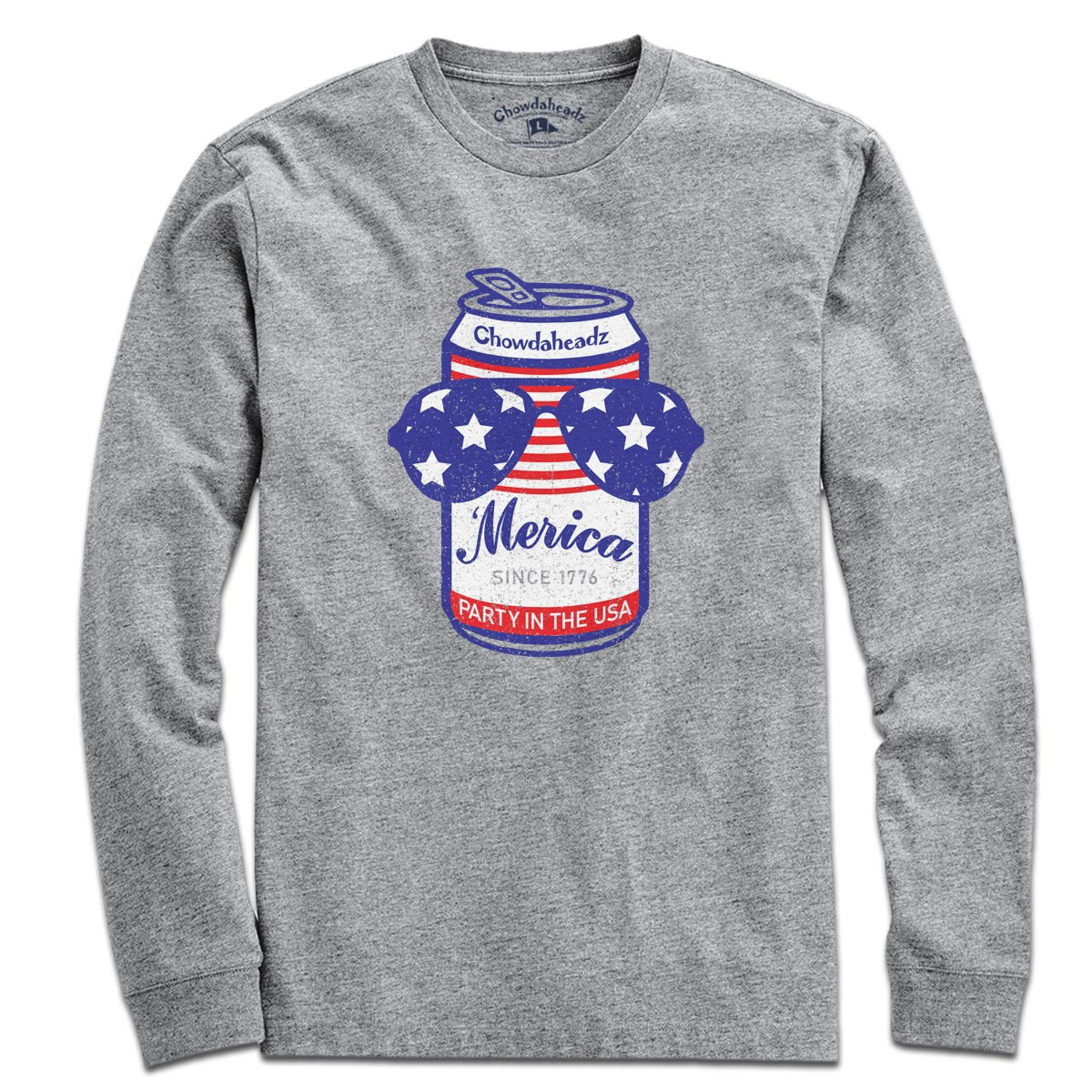 Patriotic Beer Can T-Shirt - Chowdaheadz