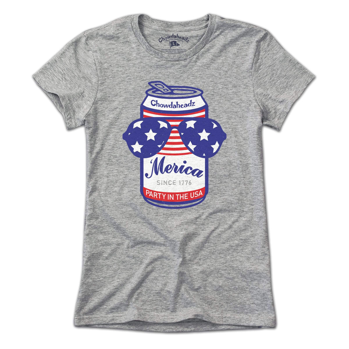 Patriotic Beer Can T-Shirt - Chowdaheadz