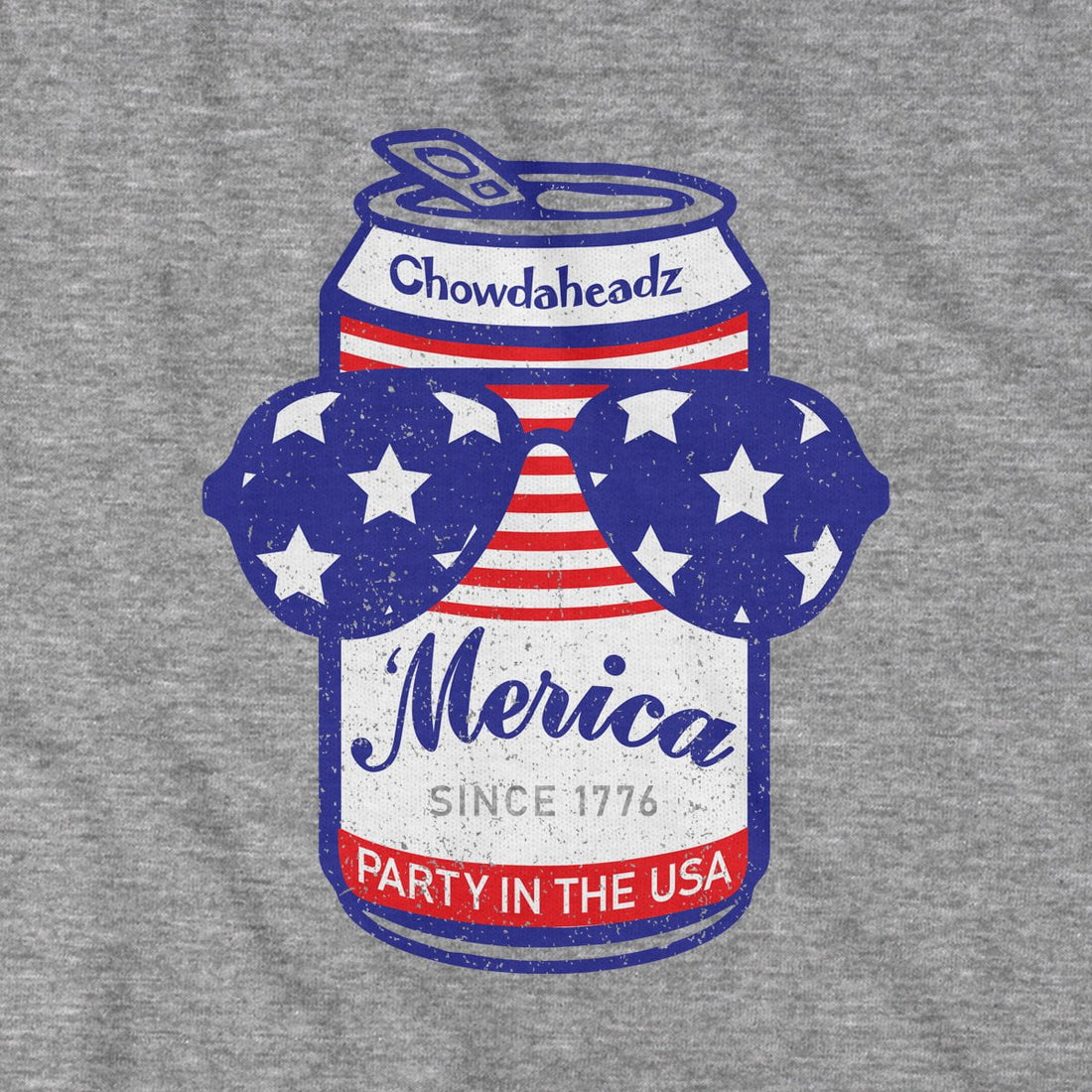 Patriotic Beer Can T-Shirt - Chowdaheadz