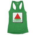 Watermelon Summah Sign Women's Tank Top - Chowdaheadz
