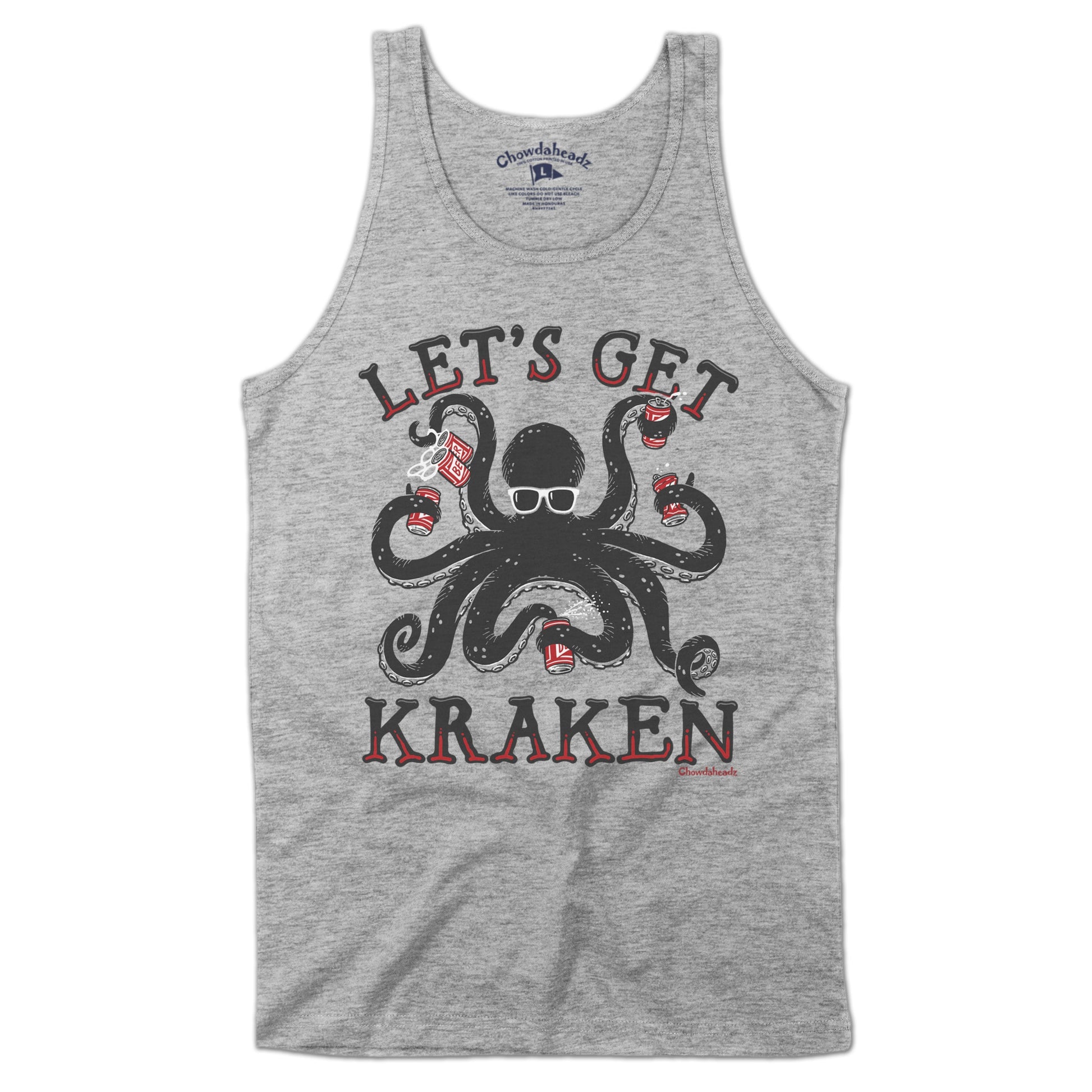 Let's Get Kraken Men's Tank Top - Chowdaheadz