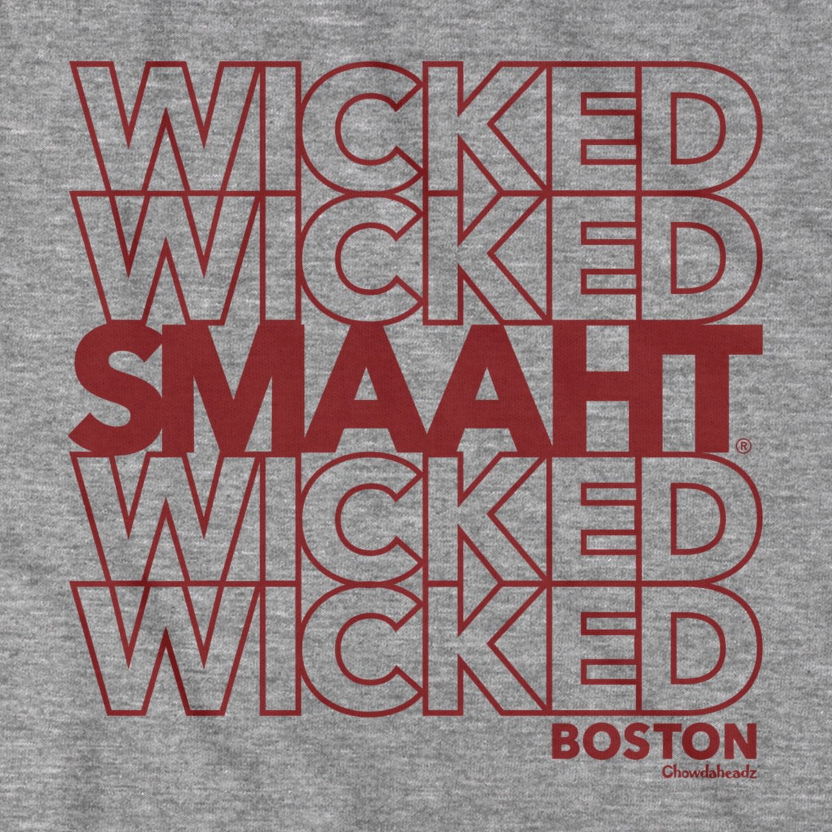 Wicked Smaaht Repeat T-Shirt - Chowdaheadz