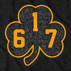 617 Black & Gold Street Shamrock T-Shirt - Chowdaheadz