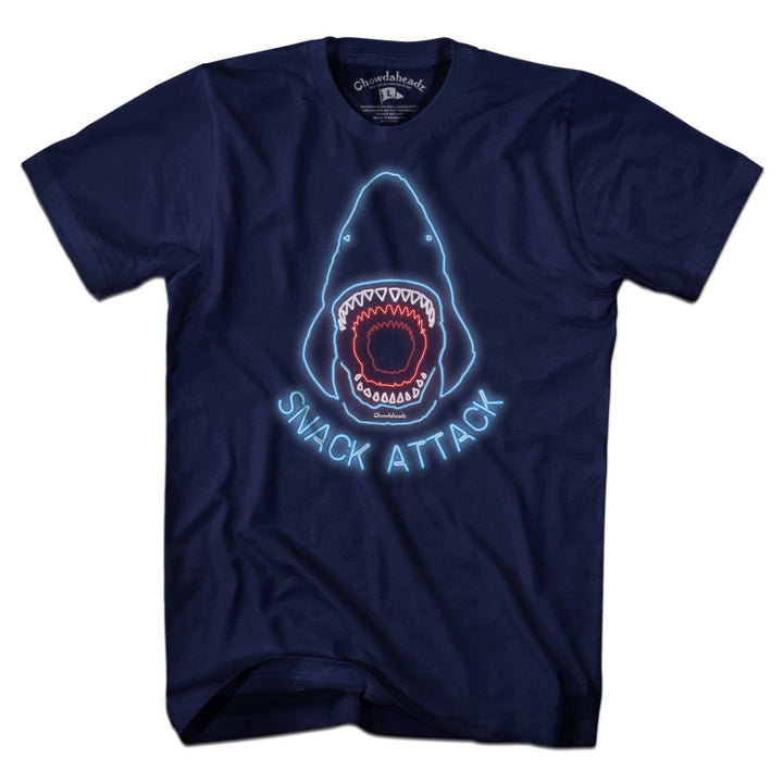Snack Attack Shark T-Shirt - Chowdaheadz