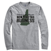 New Hampshire Mind Yah Business T-Shirt - Chowdaheadz