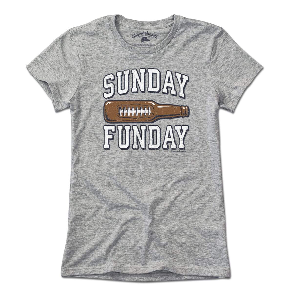 Sunday Funday Footbottle T-Shirt - Chowdaheadz