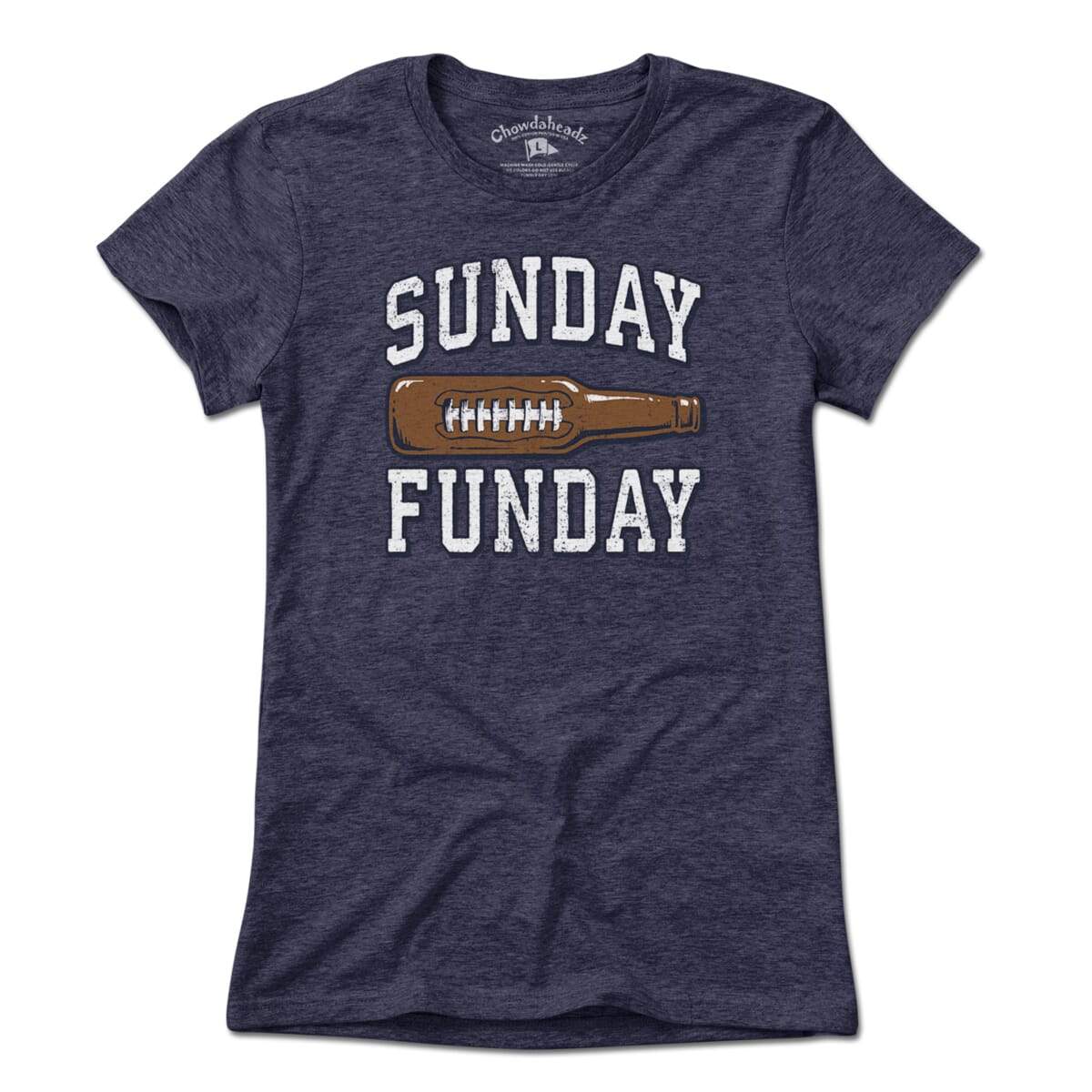 Sunday Funday Footbottle T-Shirt - Chowdaheadz