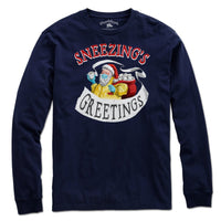 Sneezing's Greetings T-Shirt - Chowdaheadz