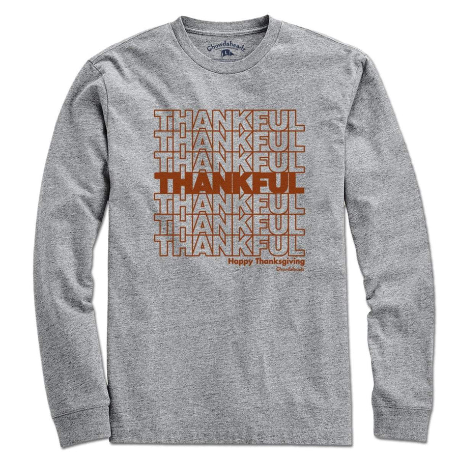 Thankful Repeat Thanksgiving T-Shirt - Chowdaheadz