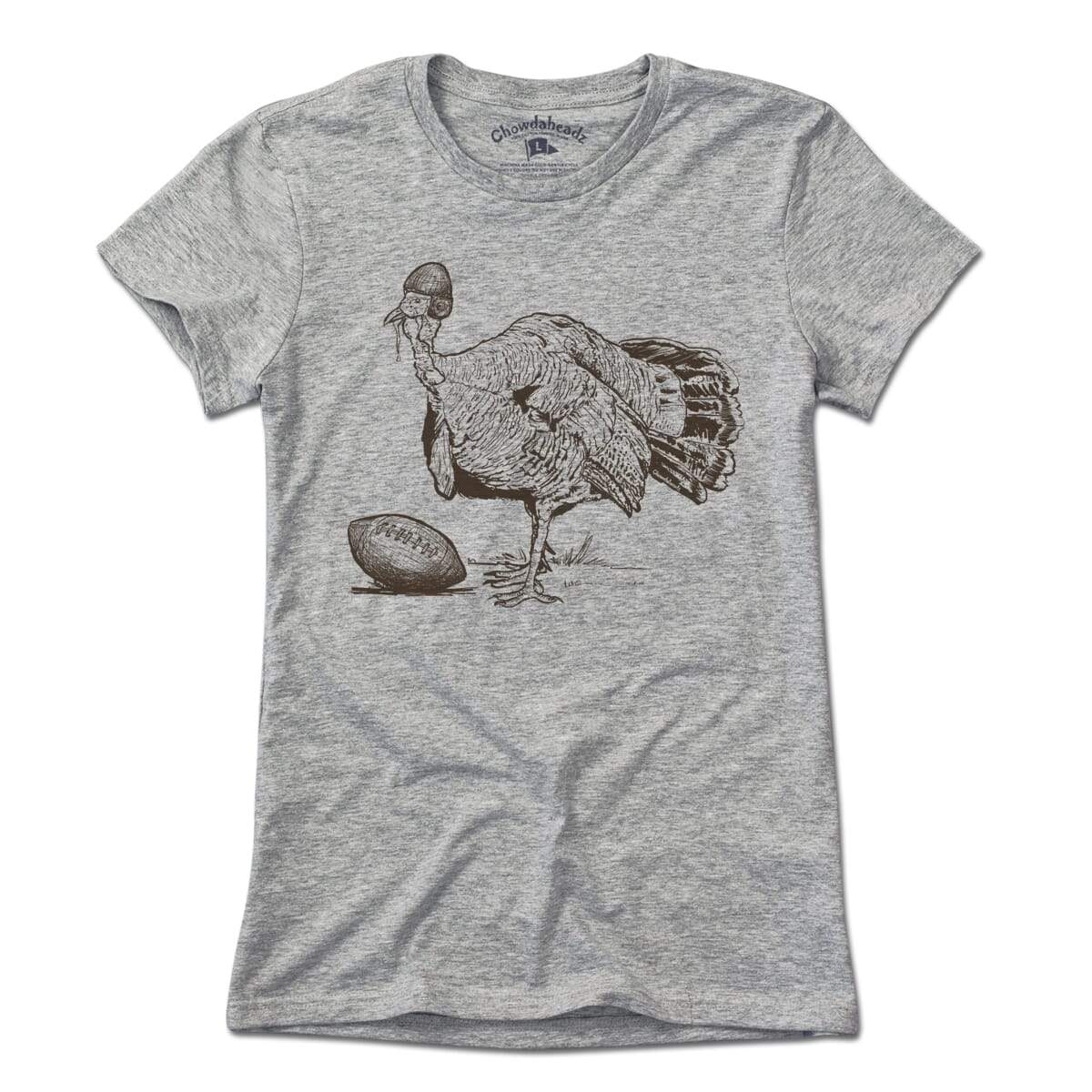 Turkey Football T-Shirt - Chowdaheadz