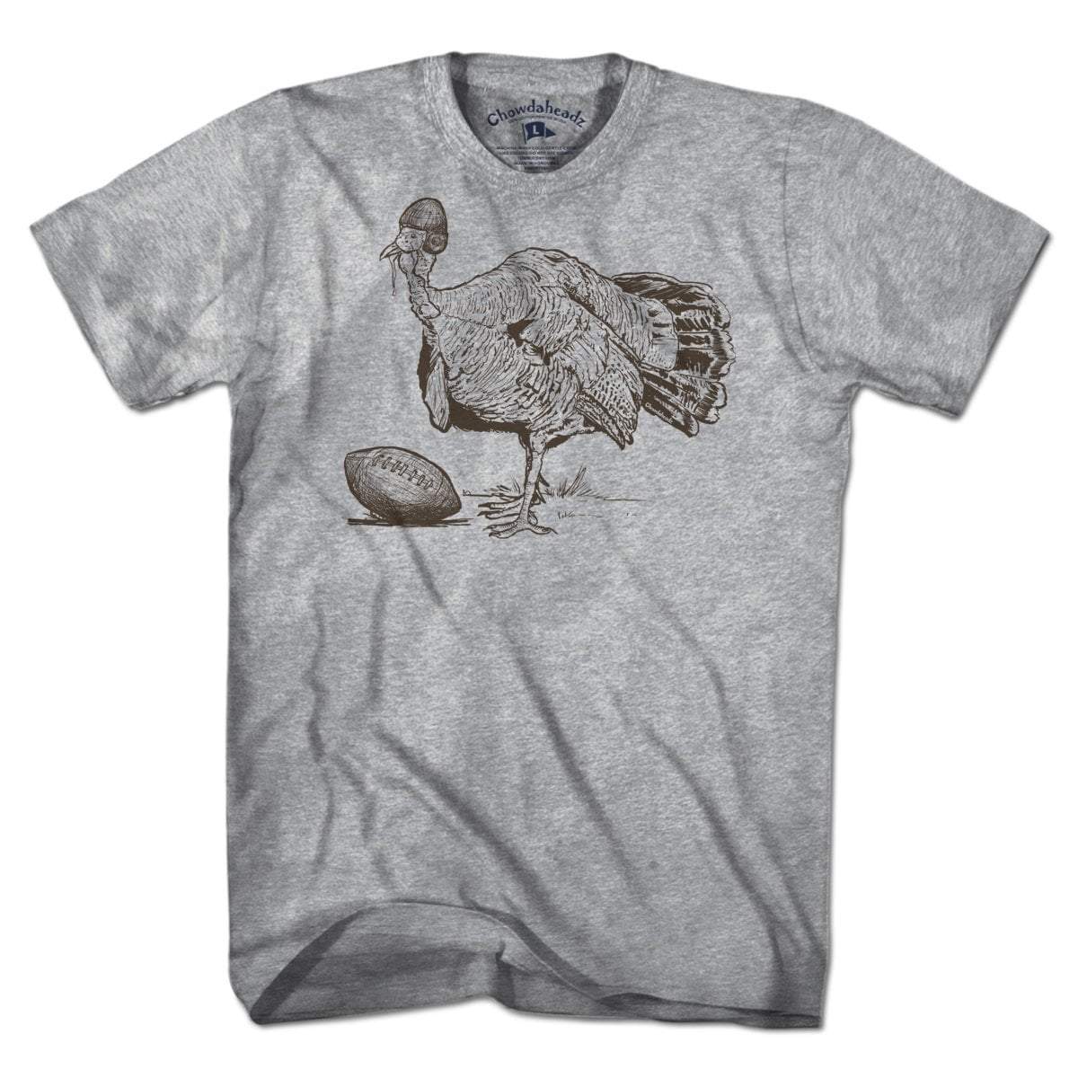 Turkey Football T-Shirt - Chowdaheadz