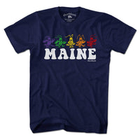 Maine Dancing Lobstahs T-shirt - Chowdaheadz