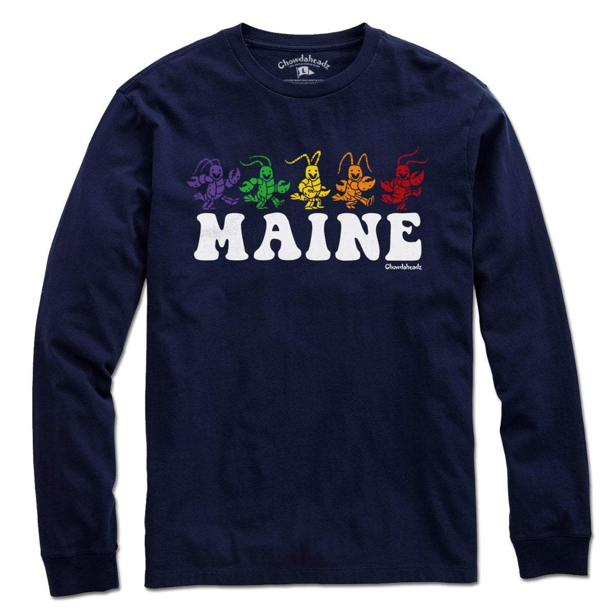 Maine Dancing Lobstahs T-shirt - Chowdaheadz