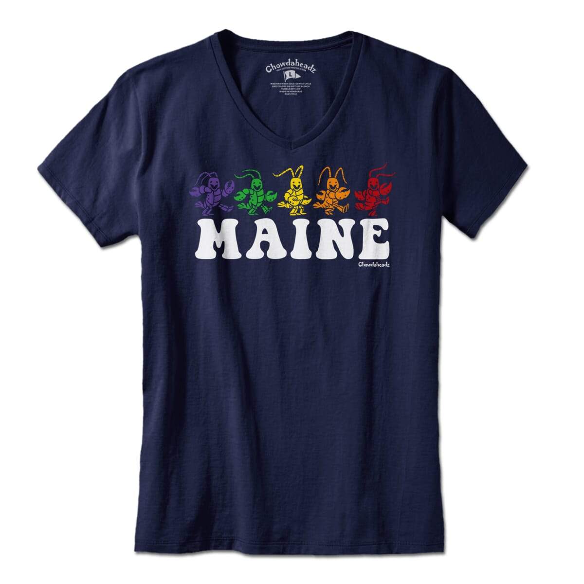 Maine Dancing Lobstahs T-shirt - Chowdaheadz