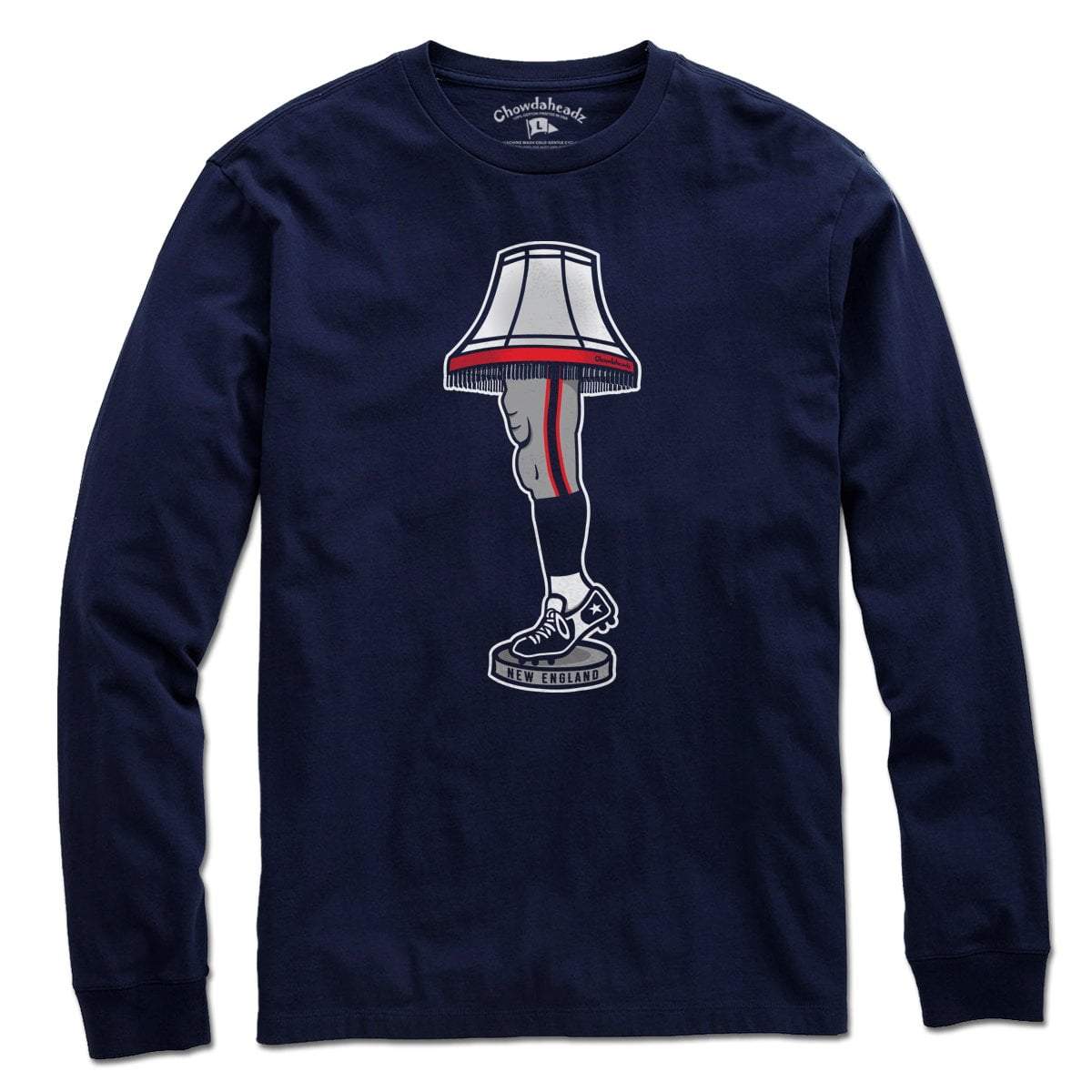New England Holiday Leg Lamp T-Shirt - Chowdaheadz