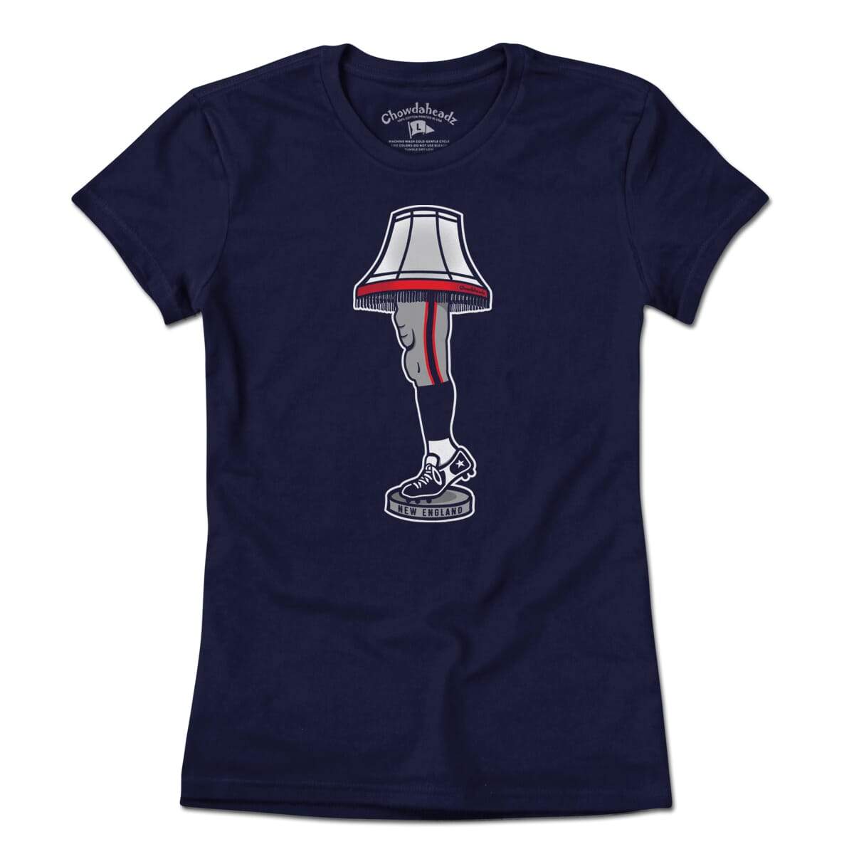 New England Holiday Leg Lamp T-Shirt - Chowdaheadz
