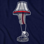 New England Holiday Leg Lamp T-Shirt - Chowdaheadz