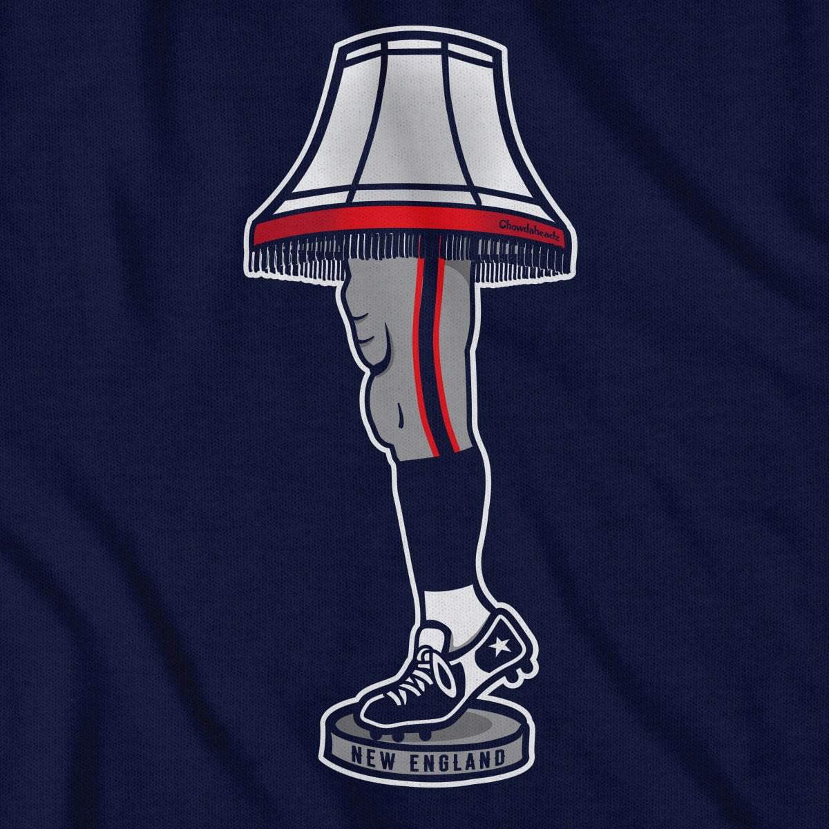 New England Holiday Leg Lamp T-Shirt - Chowdaheadz