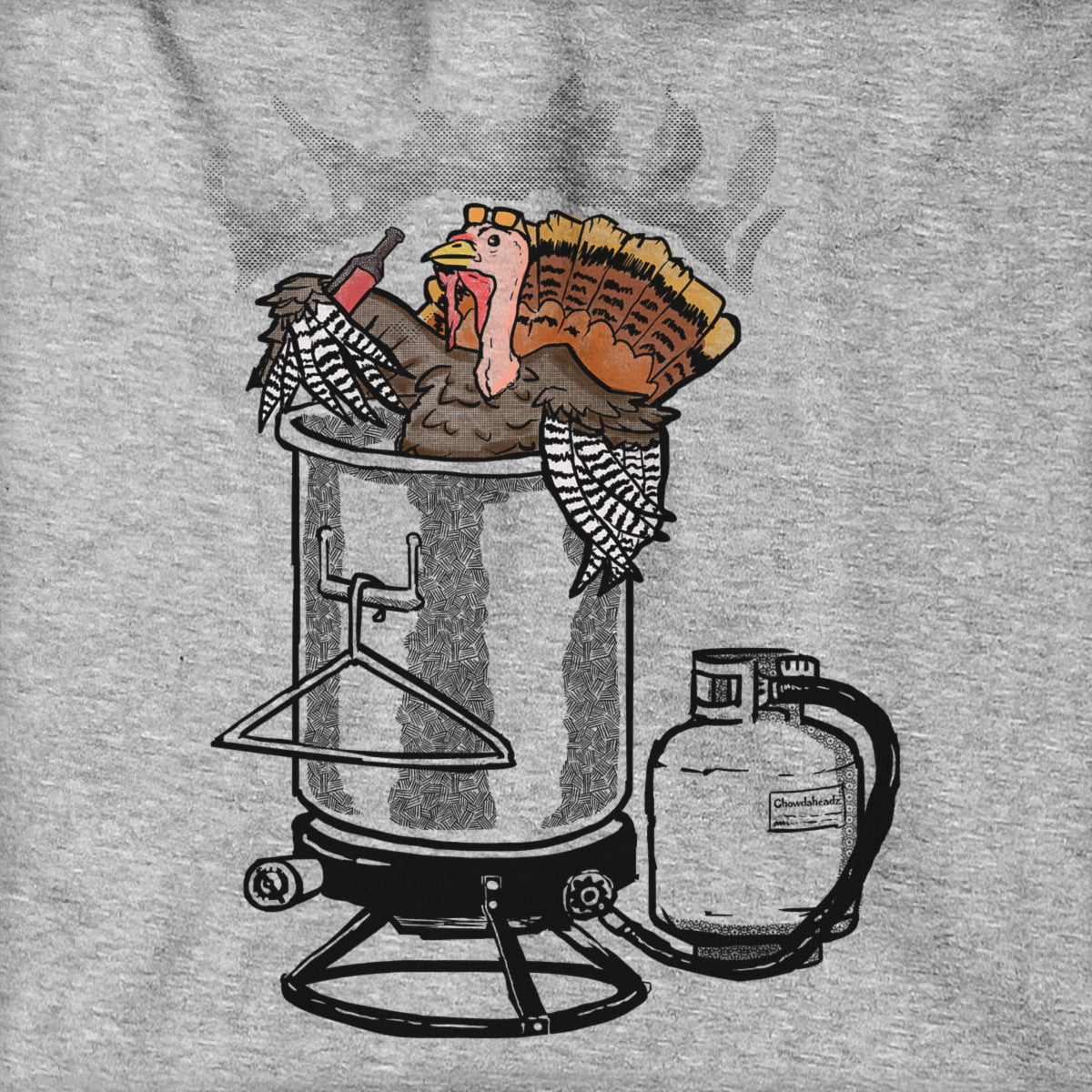 Fried Turkey Hoodie - Chowdaheadz
