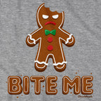 Bite Me Gingerbread Man T-Shirt - Chowdaheadz