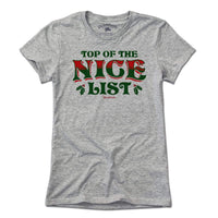 Top of the Nice/Naughty List T-Shirt - Chowdaheadz