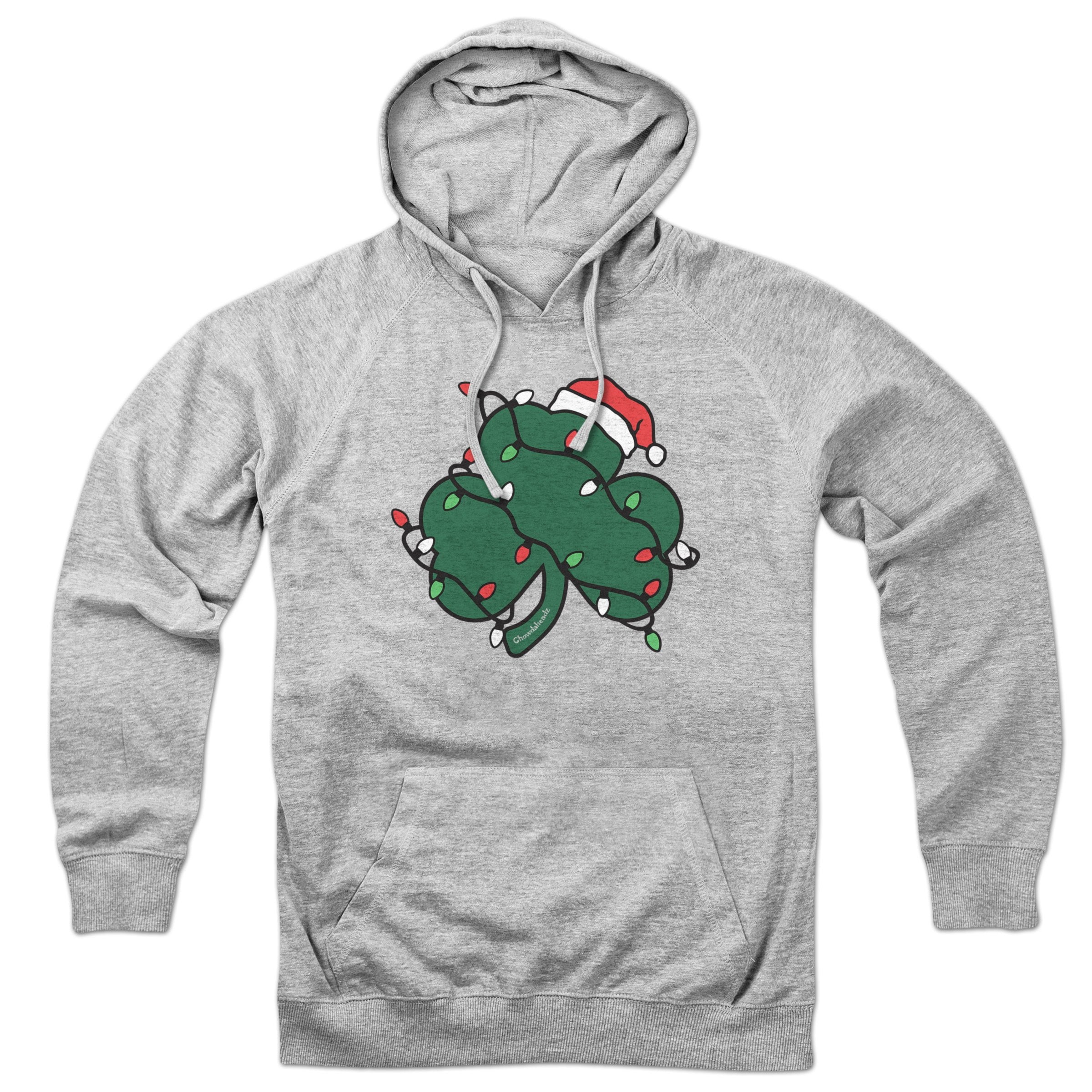 Shamrock Holiday Lights Hoodie - Chowdaheadz
