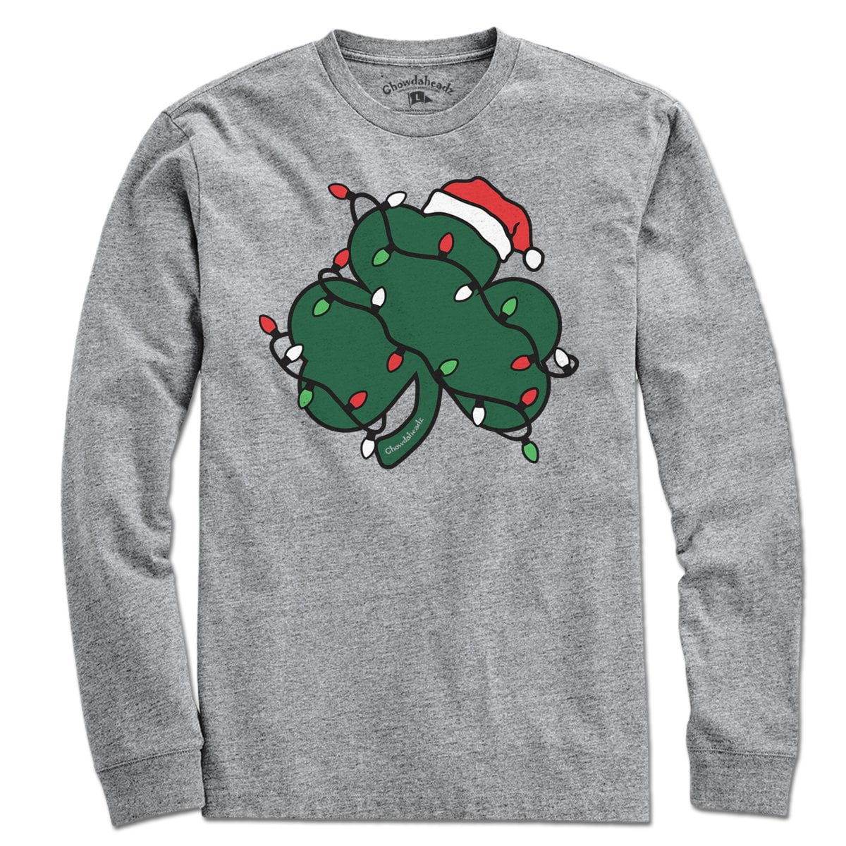 Shamrock Holiday Lights T-Shirt - Chowdaheadz