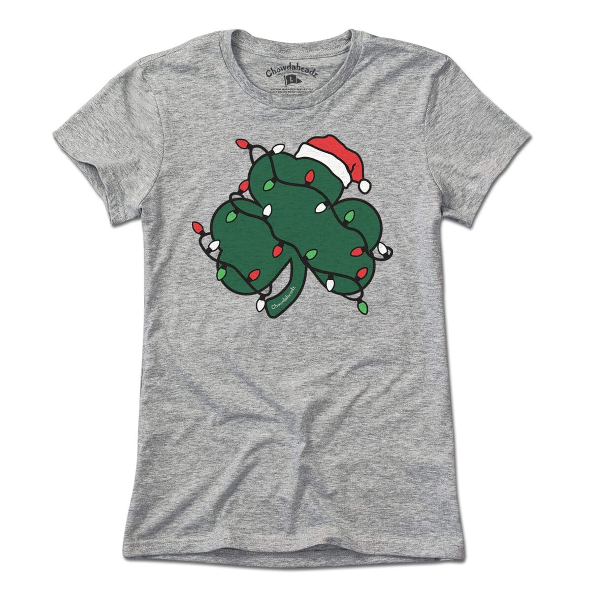 Shamrock Holiday Lights T-Shirt - Chowdaheadz