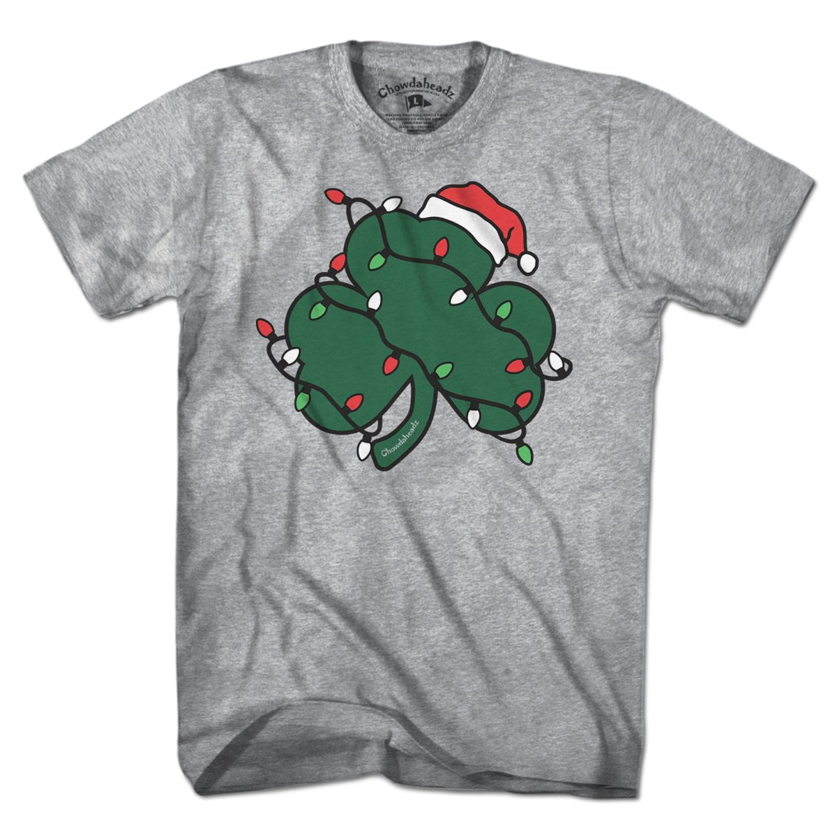 Shamrock Holiday Lights T-Shirt - Chowdaheadz