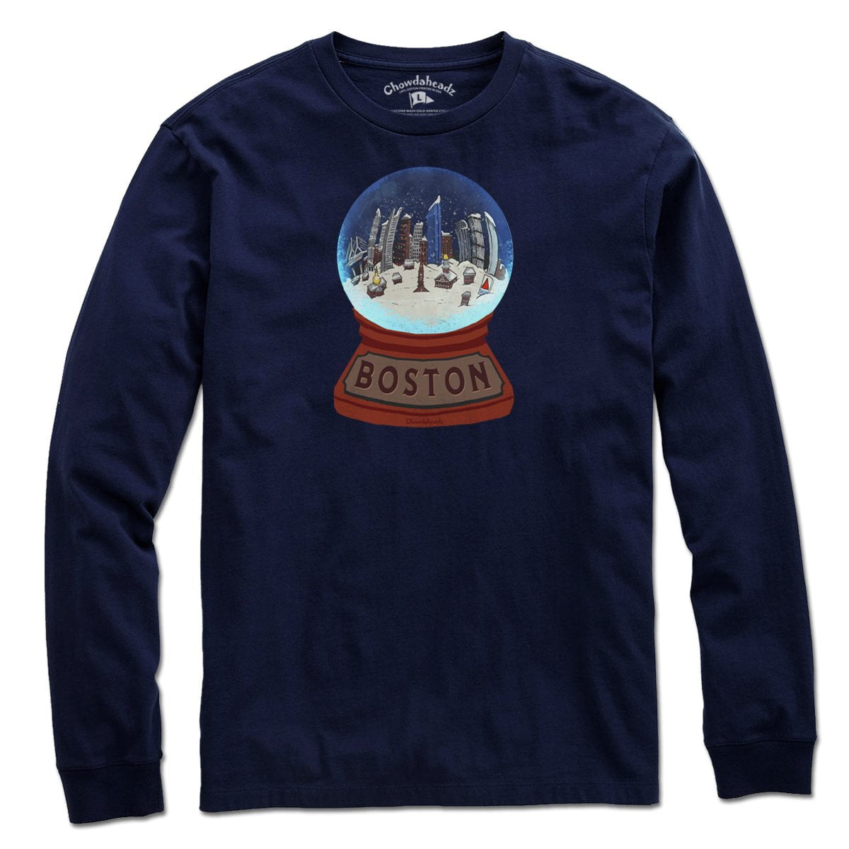 Boston Snow Globe T-Shirt - Chowdaheadz