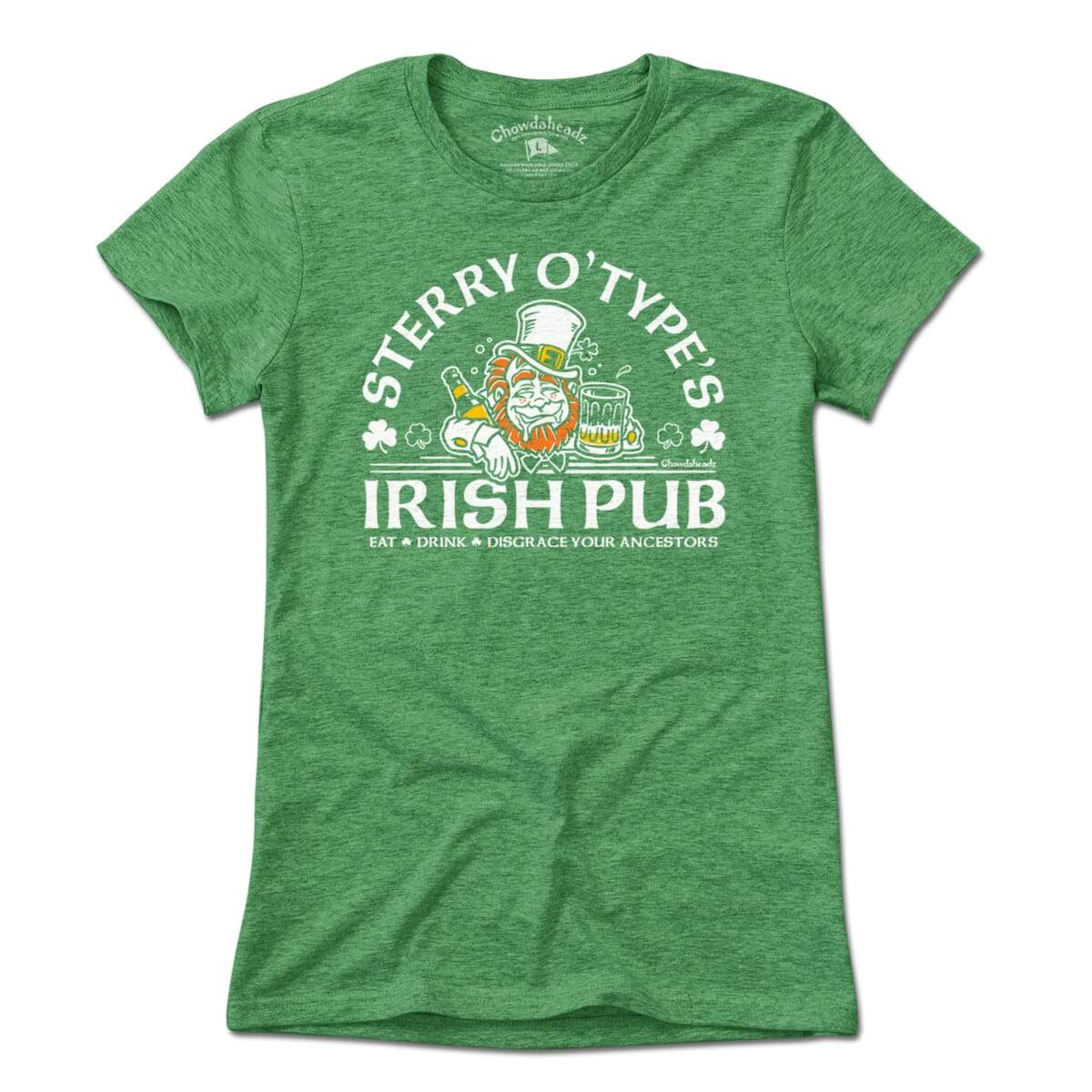 Sterry O'Type's Irish Pub T-Shirt - Chowdaheadz