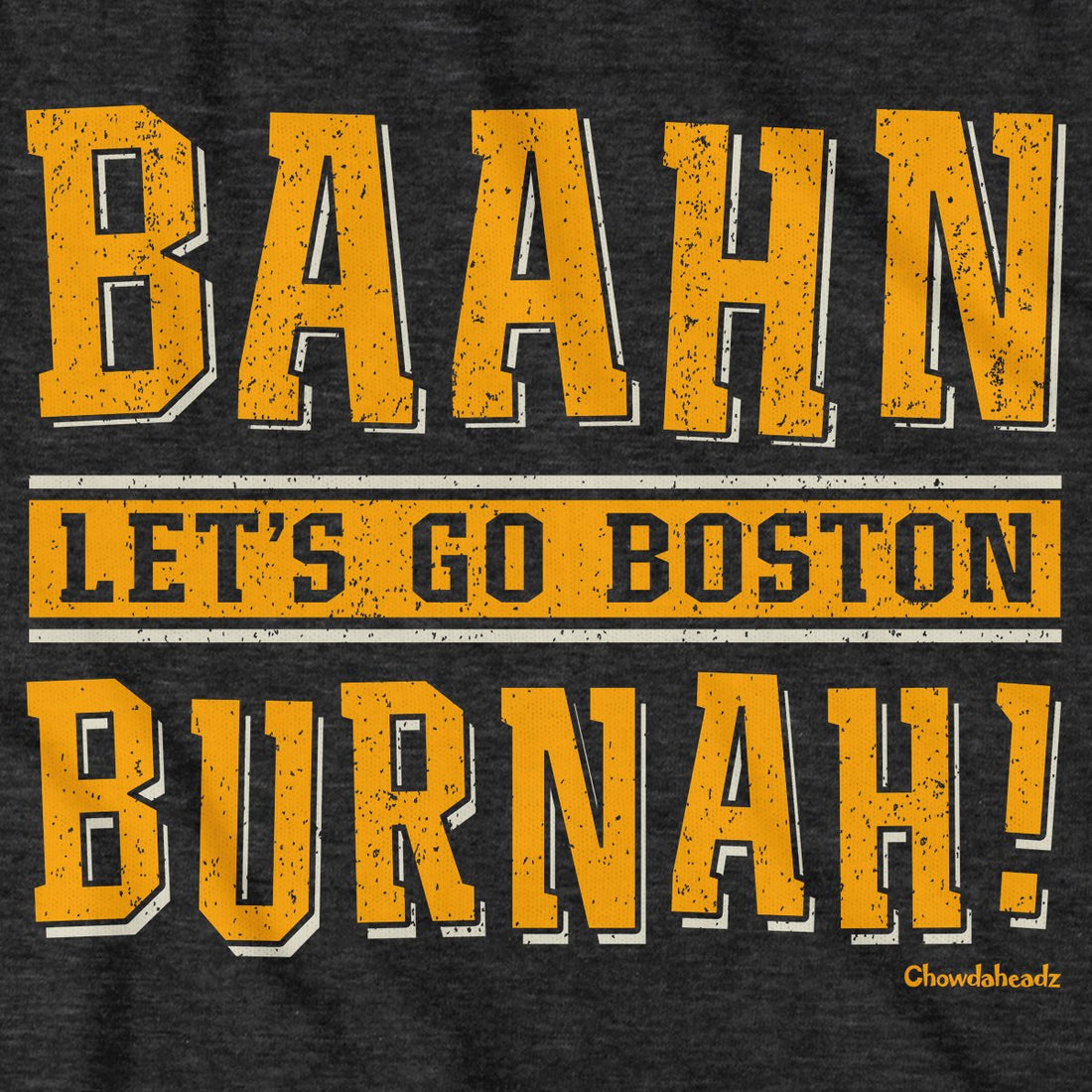 Baahn Burnah Boston Hockey T-Shirt - Chowdaheadz