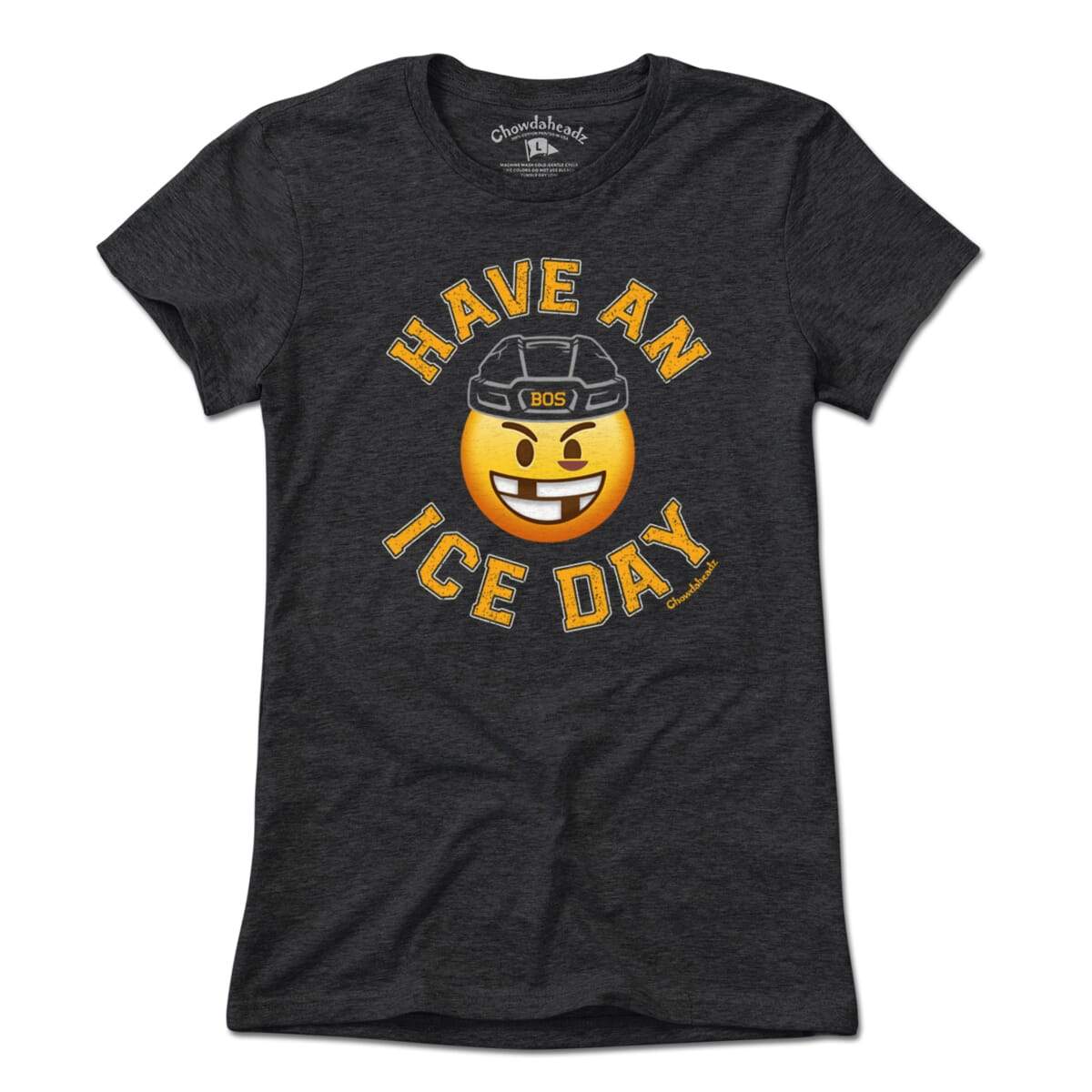 Have An Ice Day Boston Hockey T-Shirt - Chowdaheadz