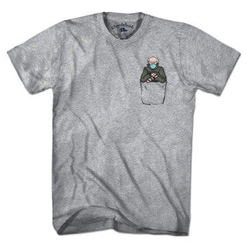 Pocket Bernie T-Shirt - Chowdaheadz