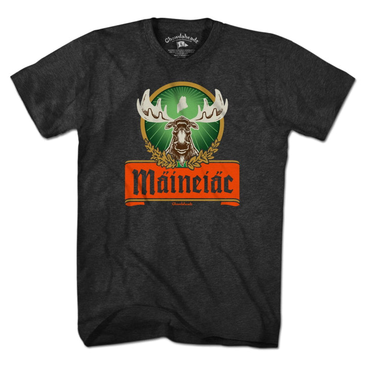 Maineiac Label T-Shirt - Chowdaheadz