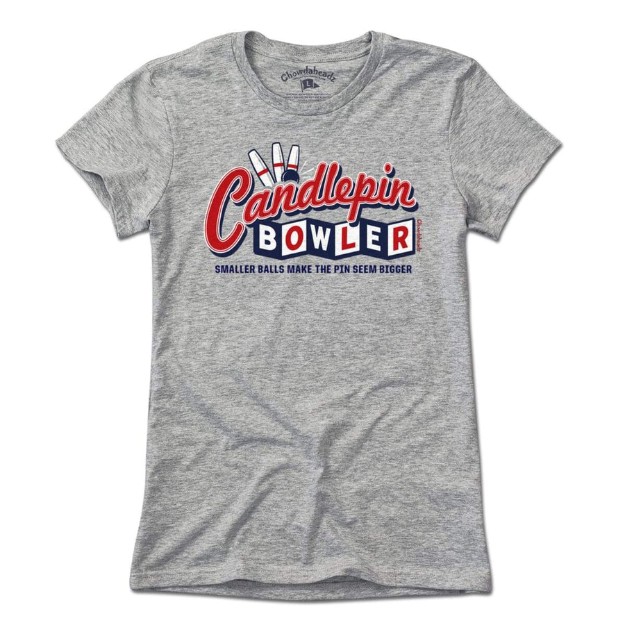 Candlepin Bowler T-Shirt - Chowdaheadz