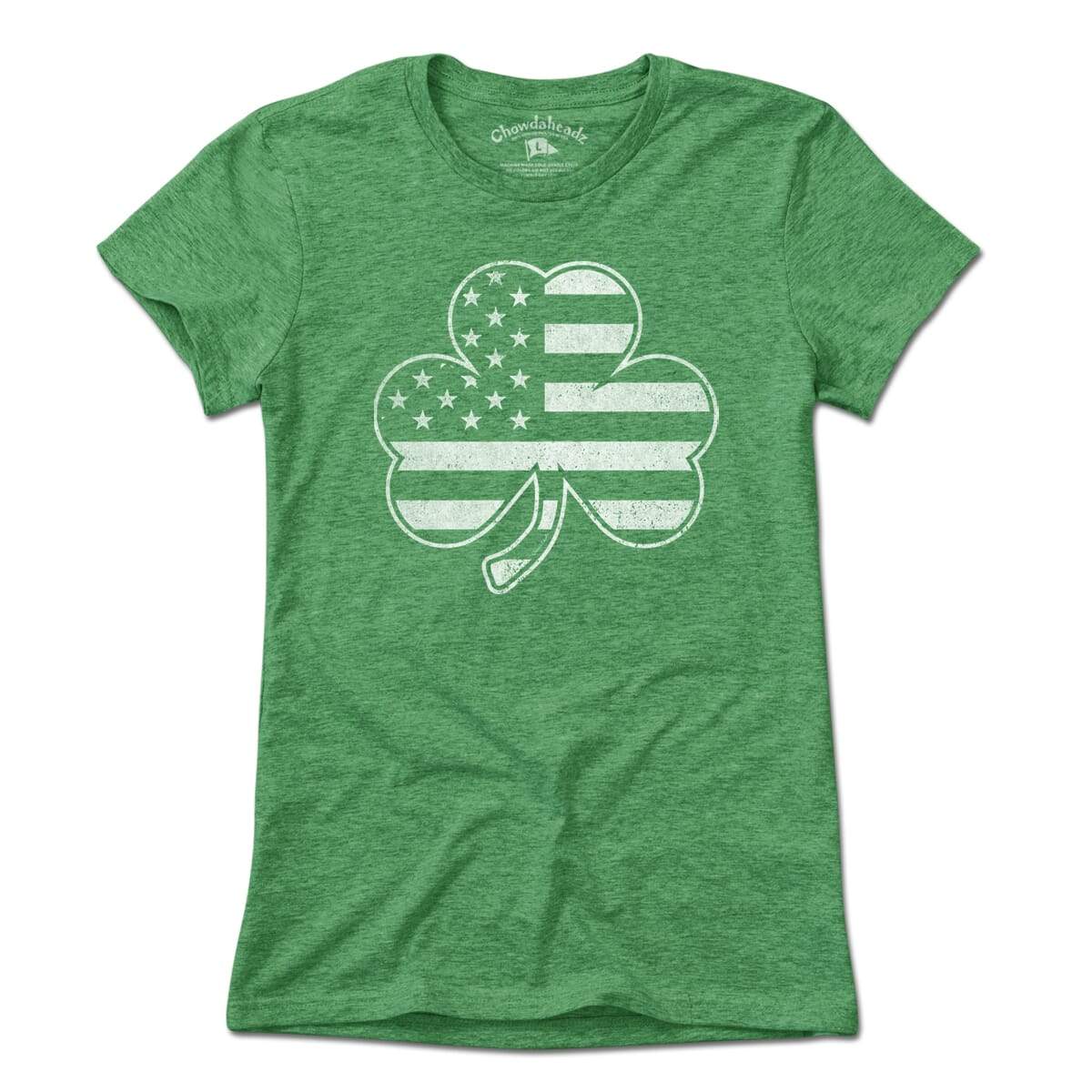Shamrock Stars & Stripes Tonal T-Shirt - Chowdaheadz