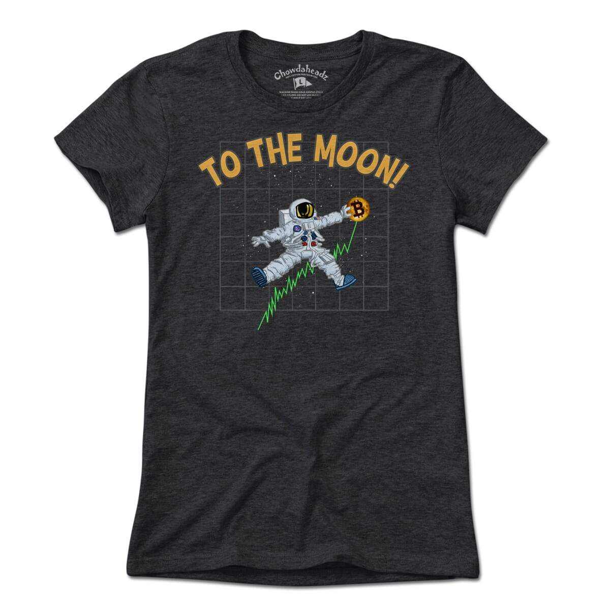 Bitcoin To The Moon T-Shirt - Chowdaheadz