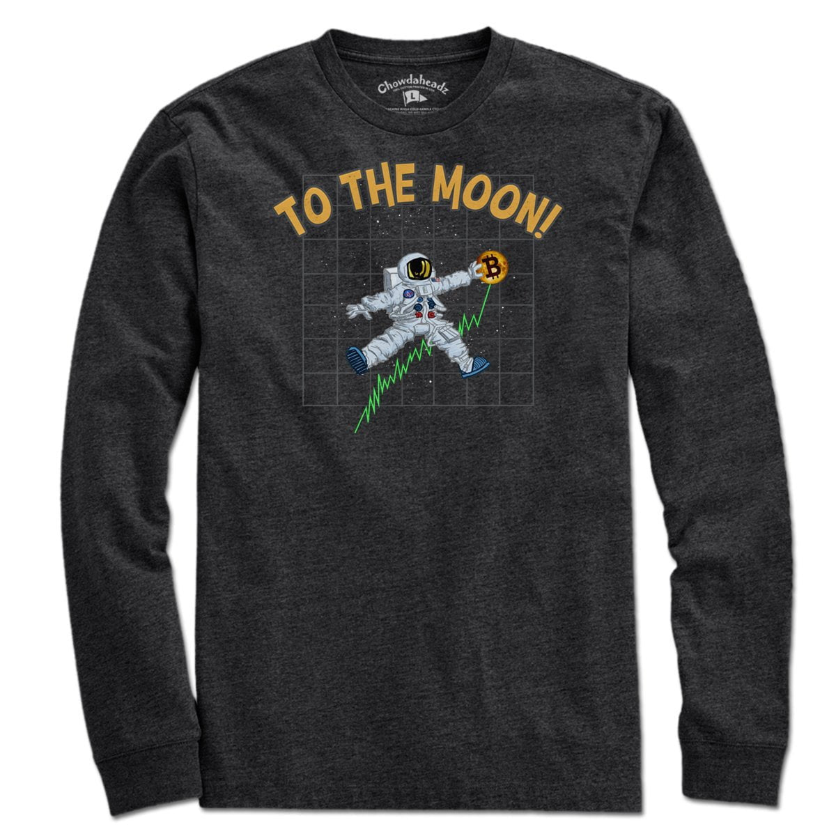 Bitcoin To The Moon T-Shirt - Chowdaheadz