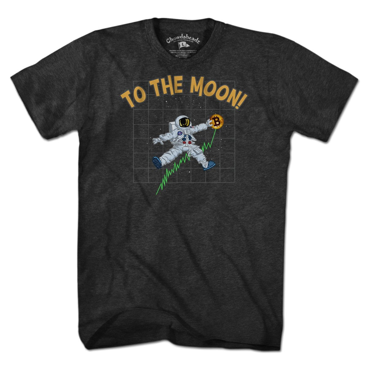 Bitcoin To The Moon T-Shirt - Chowdaheadz