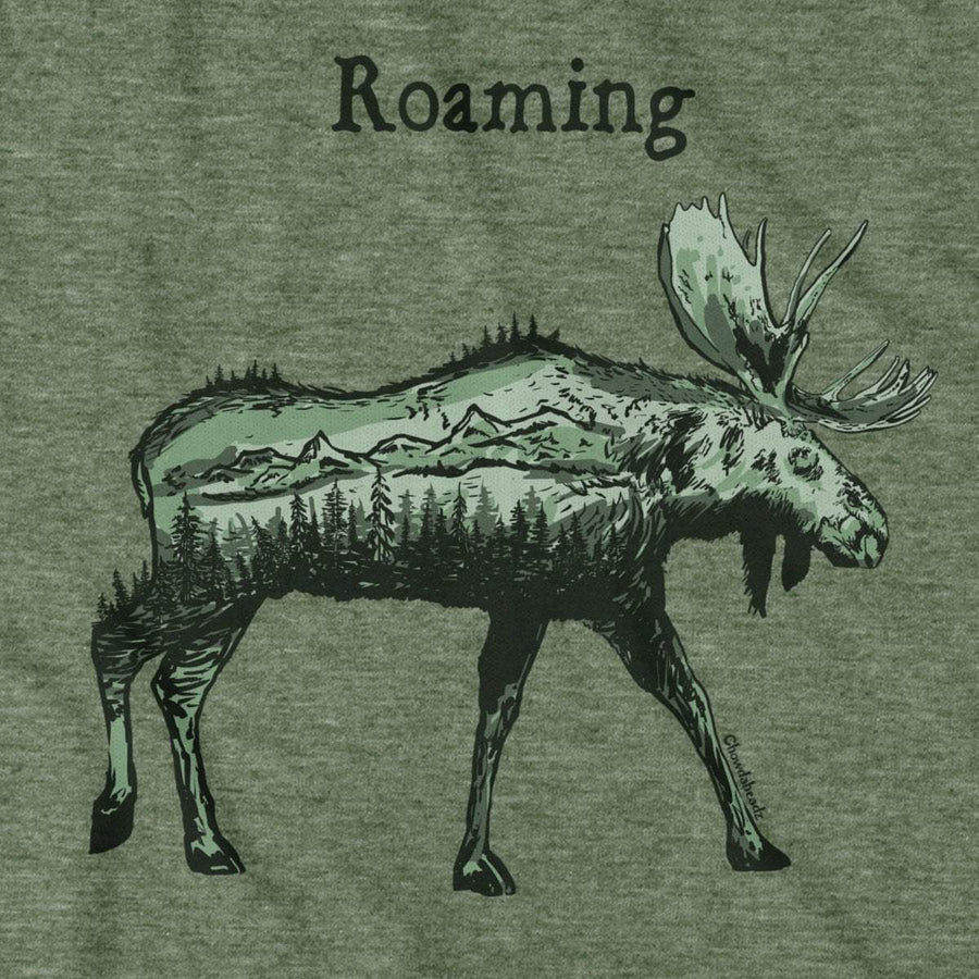 Roaming Moose T-Shirt - Chowdaheadz