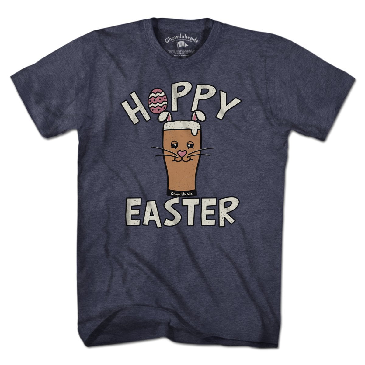 Hoppy Easter Pint Glass T-shirt - Chowdaheadz
