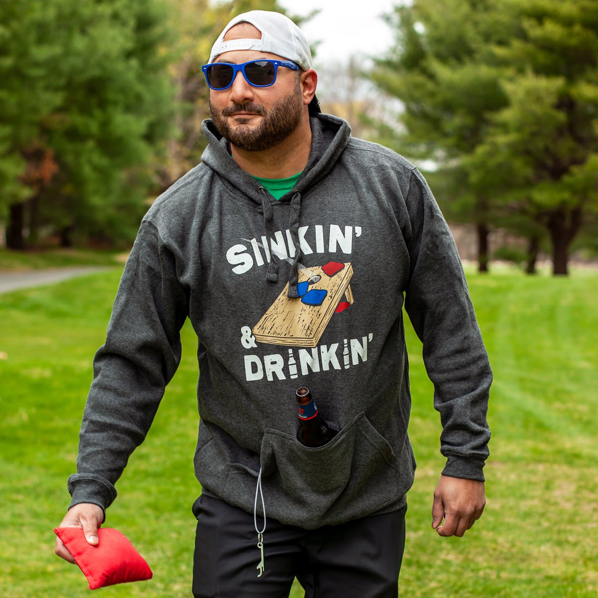 Sinkin' & Drinkin' Tailgater Hoodie - Chowdaheadz