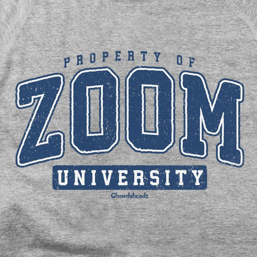 Property of Zoom University Lightweight Hoodie - Chowdaheadz