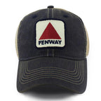 Fenway Patch "Dirty Water" Mesh Trucker Navy Hat - Chowdaheadz