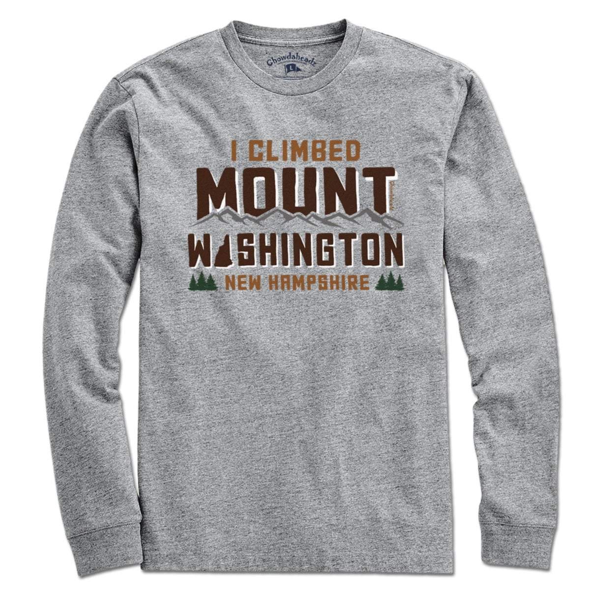 I Climbed Mount Washington New Hampshire T-Shirt - Chowdaheadz