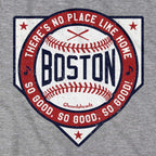 Boston There's No Place Like Home Baseball T-Shirt - Chowdaheadz