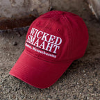 Wicked Smaaht "Pastime" Adjustable Hat - Brick Red - Chowdaheadz